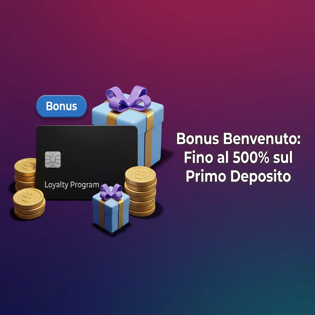 Bonus benvenuto 1W Casino fino al 500% sul primo deposito per giocatori italiani, deposito minimo $10