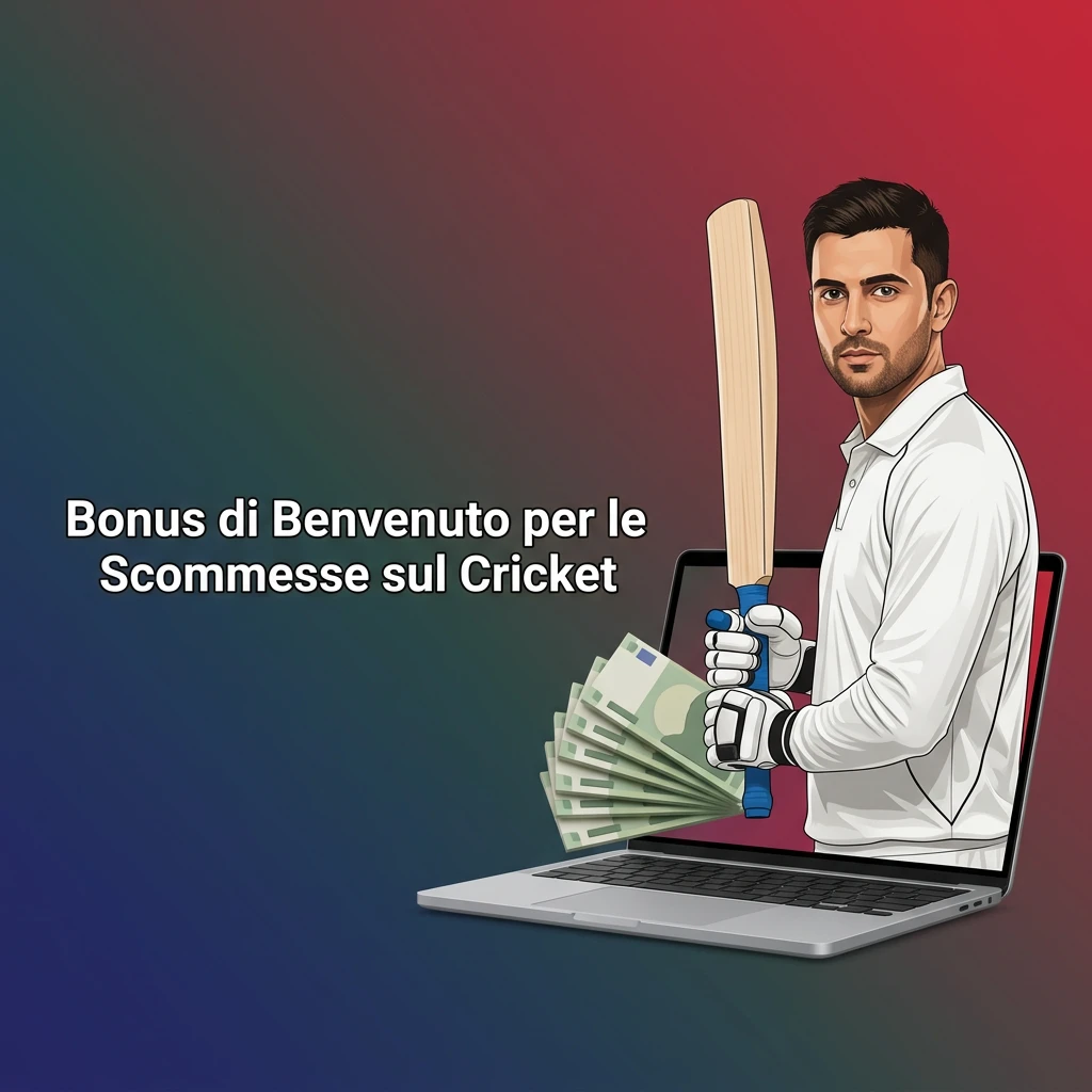 Bonus di benvenuto 1W fino al 500% per scommesse cricket: IPL, T20 World Cup e Test Match internazionali.