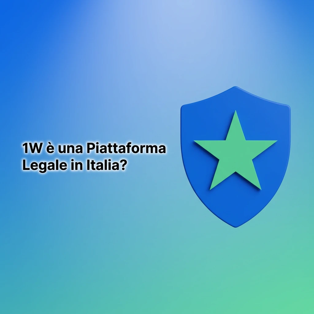 Logo 1W con licenza Curaçao eGaming, piattaforma di gioco online con strumenti per il gioco responsabile