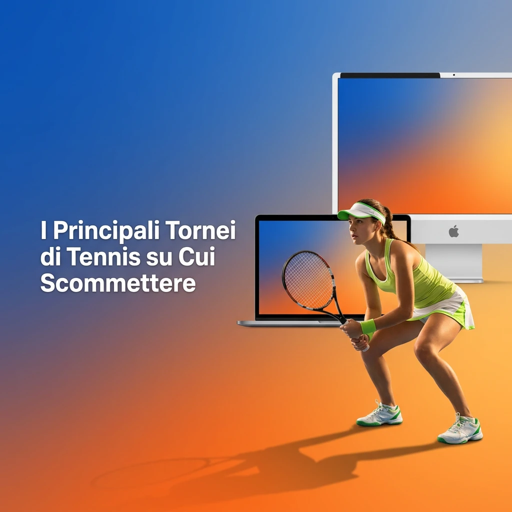 Principali tornei di tennis su cui scommettere: Grand Slam, Masters 1000, ATP Finals e Challenger su 1W