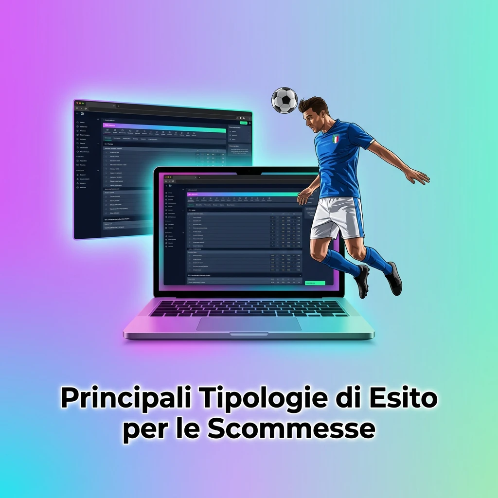Tipologie di scommesse sportive: 1X2, Doppia Chance, Over/Under, Handicap e Risultato Esatto