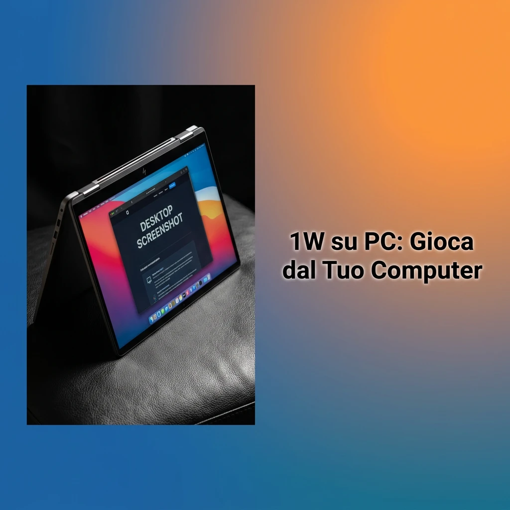 Schermata del sito 1W aperto su browser PC con libreria giochi del casinò online visibile