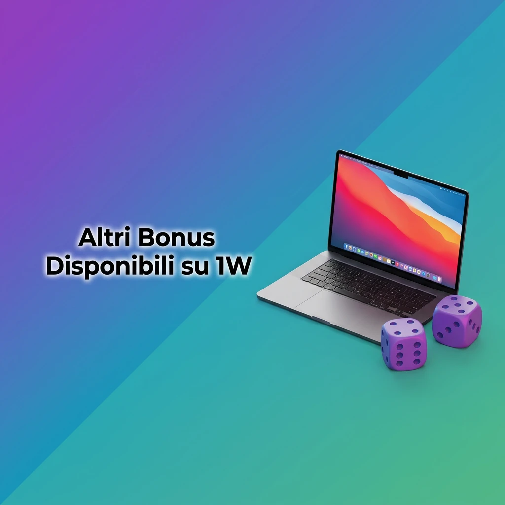 Bonus disponibili su 1W: ricariche, scommesse sportive, cashback settimanale e tornei con premi reali