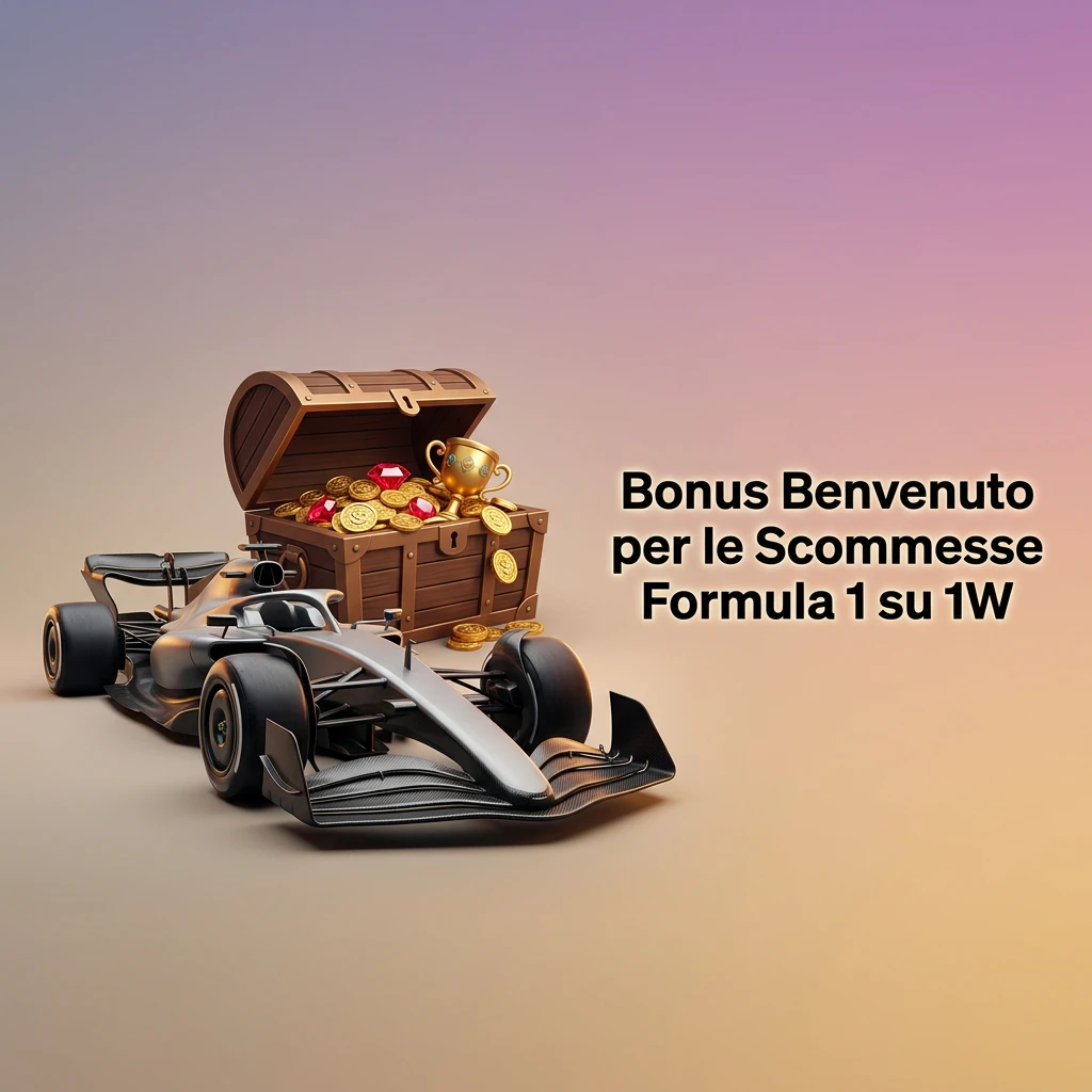 Bonus benvenuto scommesse Formula 1 su 1W per nuovi utenti: offerta sul primo deposito con requisiti di rollover