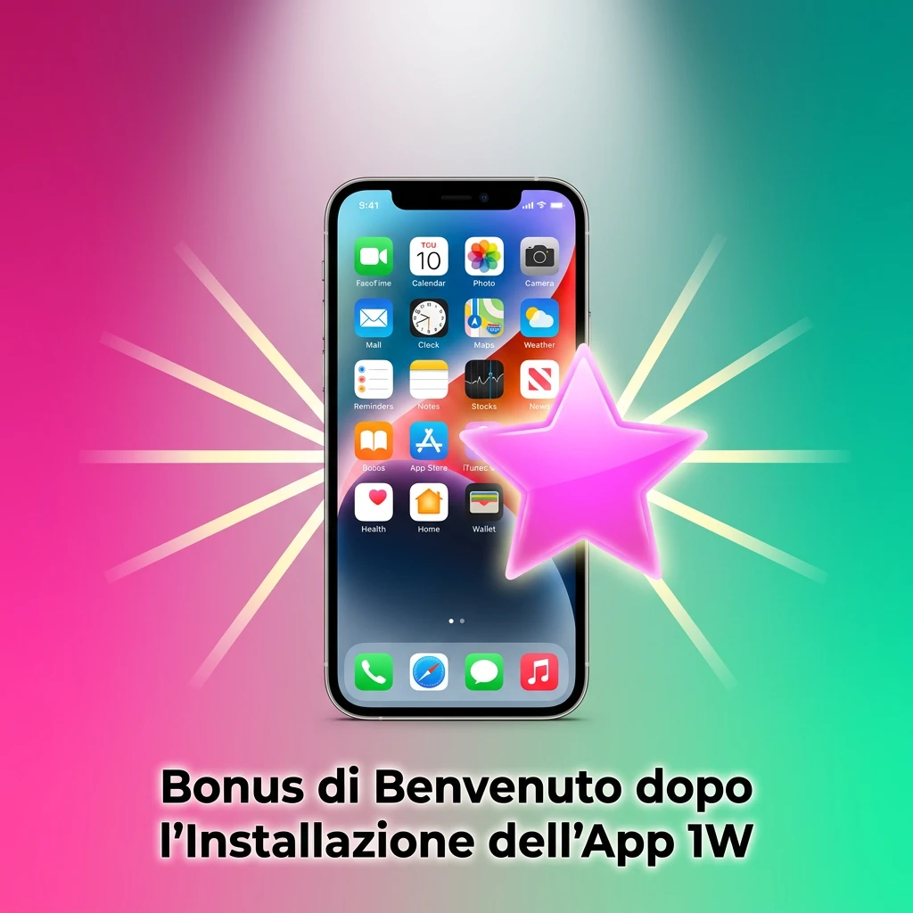 Bonus di benvenuto app 1W: fino al 500% sul primo deposito, giri gratuiti e promozioni per nuovi utenti italiani