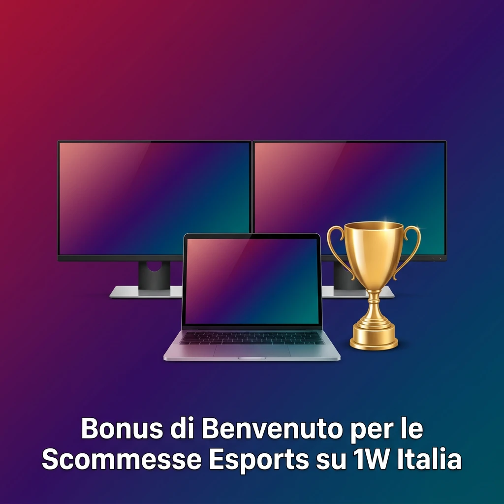 Bonus benvenuto 1W Italia fino al 500% sul primo deposito per scommesse esports nuovi utenti