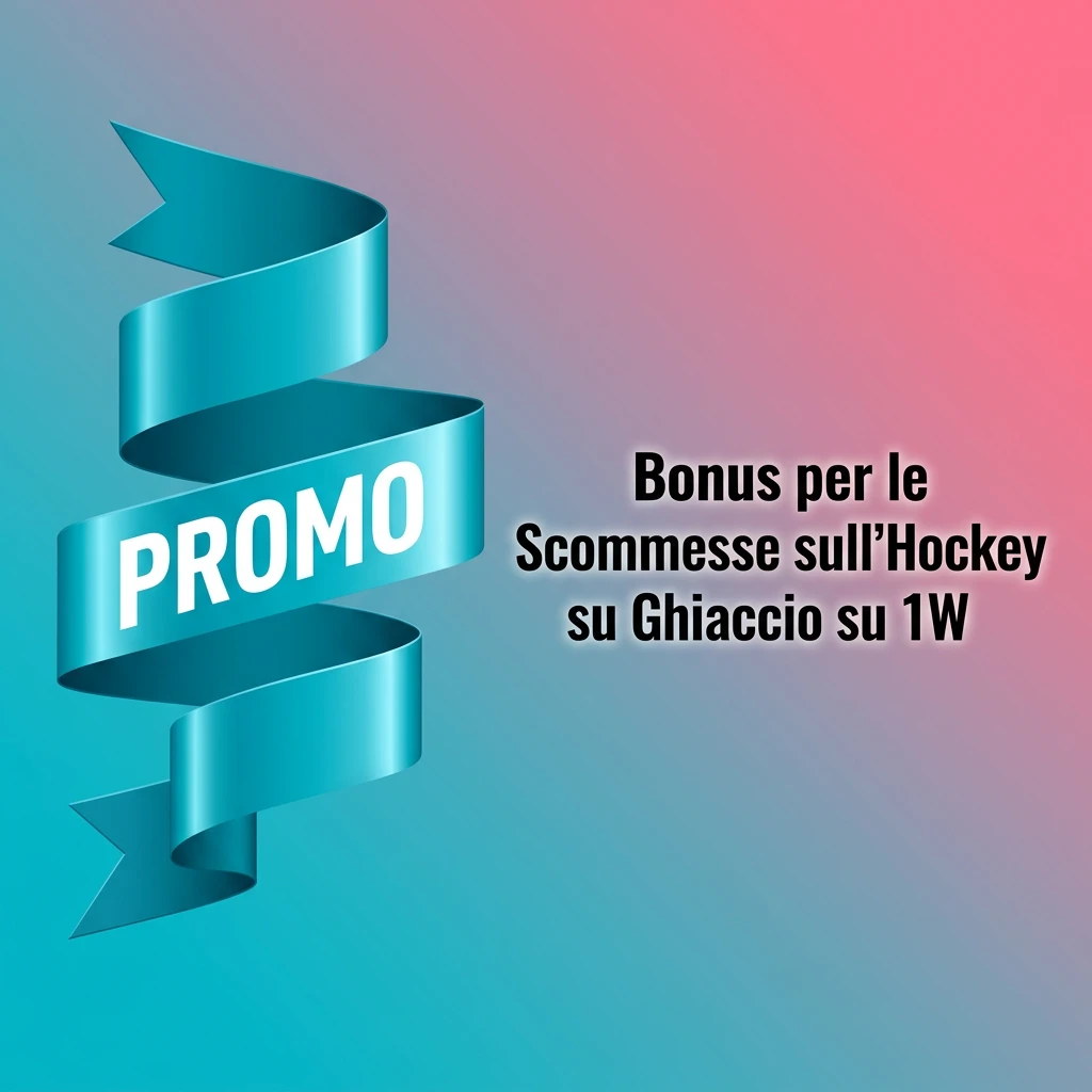 Bonus benvenuto 1W per scommesse hockey su ghiaccio: deposita e ottieni il tuo bonus sportivo