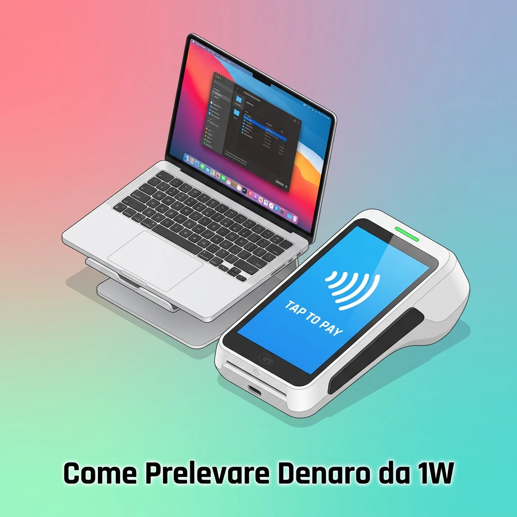 Guida passo passo su come prelevare denaro da 1W: accesso, selezione metodo e conferma richiesta