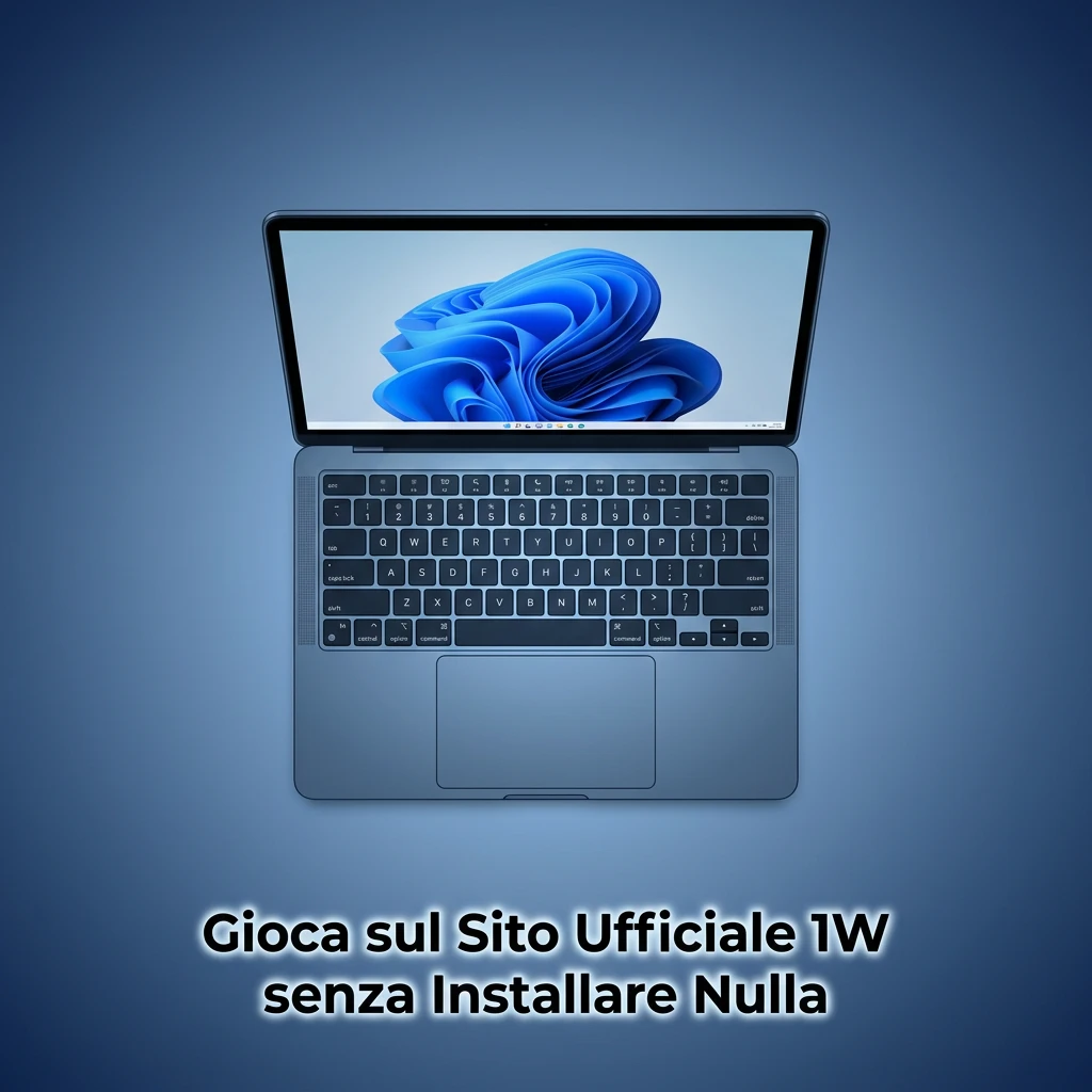 Sito ufficiale 1W accessibile da browser senza installare app: scommesse, casino live e slot disponibili online