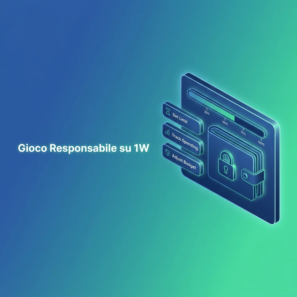 Gioco responsabile su 1W: strumenti per limiti di deposito, pausa volontaria e autoesclusione per giocare sicuro