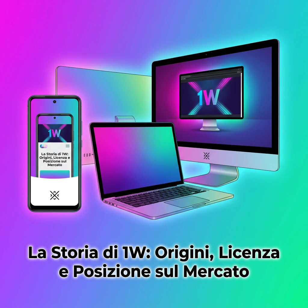 Logo e storia di 1W: fondazione 2020, licenza Curaçao eGaming, sede legale e strategia promozionale di Karshkov