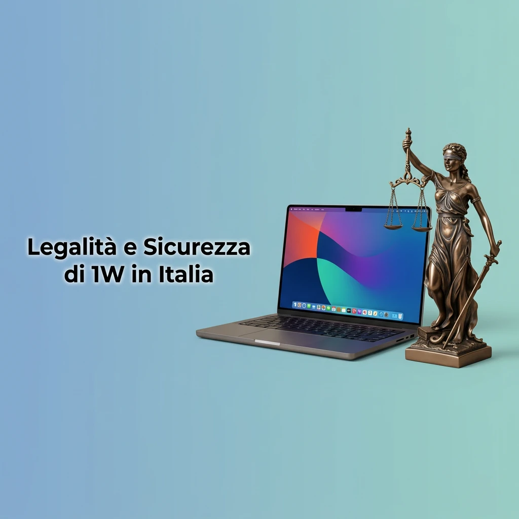Piattaforma 1W sicura con licenza internazionale, crittografia SSL 256 bit e strumenti per gioco responsabile in Italia