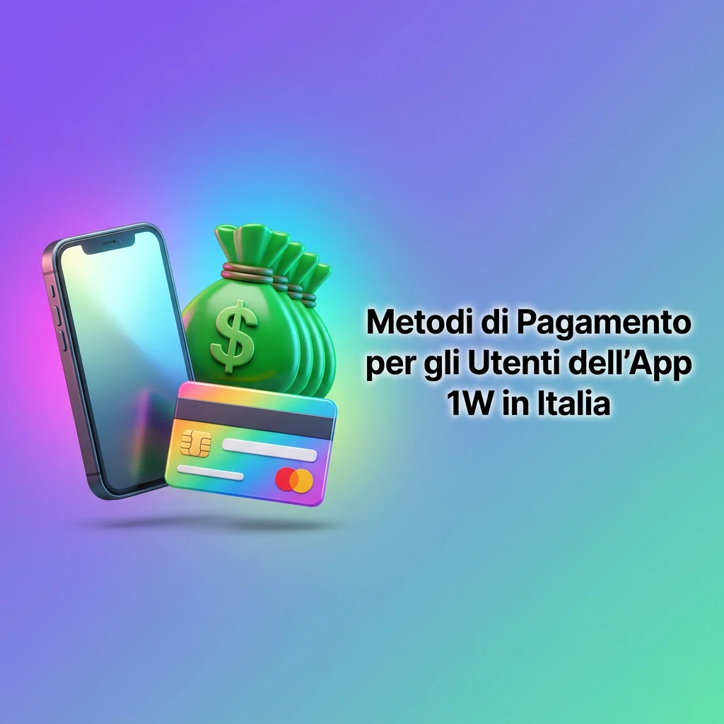 Metodi di pagamento criptovaluta app 1W Italia: BTC, ETH, USDT e altre crypto per depositi e prelievi