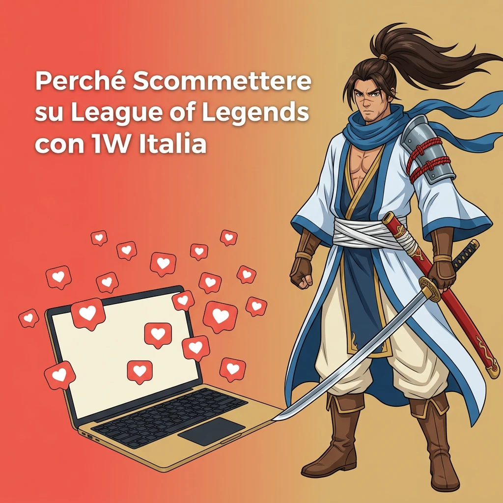 Piattaforma scommesse League of Legends 1W Italia con bonus benvenuto, quote competitive e app mobile live