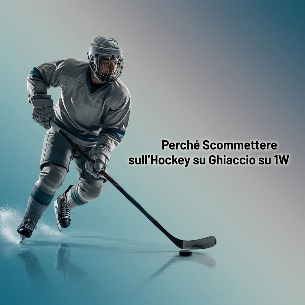 Scommesse hockey su ghiaccio su 1W: quote competitive, live betting e piattaforma ADM autorizzata in Italia