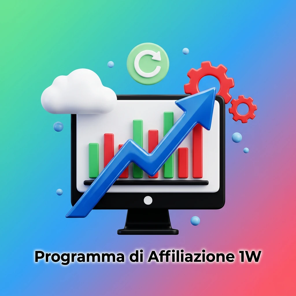 Programma di affiliazione 1W: guadagna commissioni revenue share riferendo nuovi giocatori alla piattaforma italiana