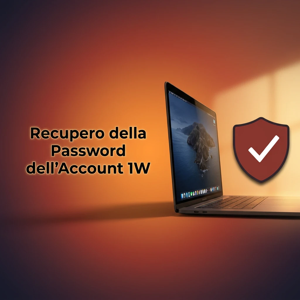 Guida recupero password account 1W: accesso, verifica email o SMS e impostazione nuova password in pochi passi