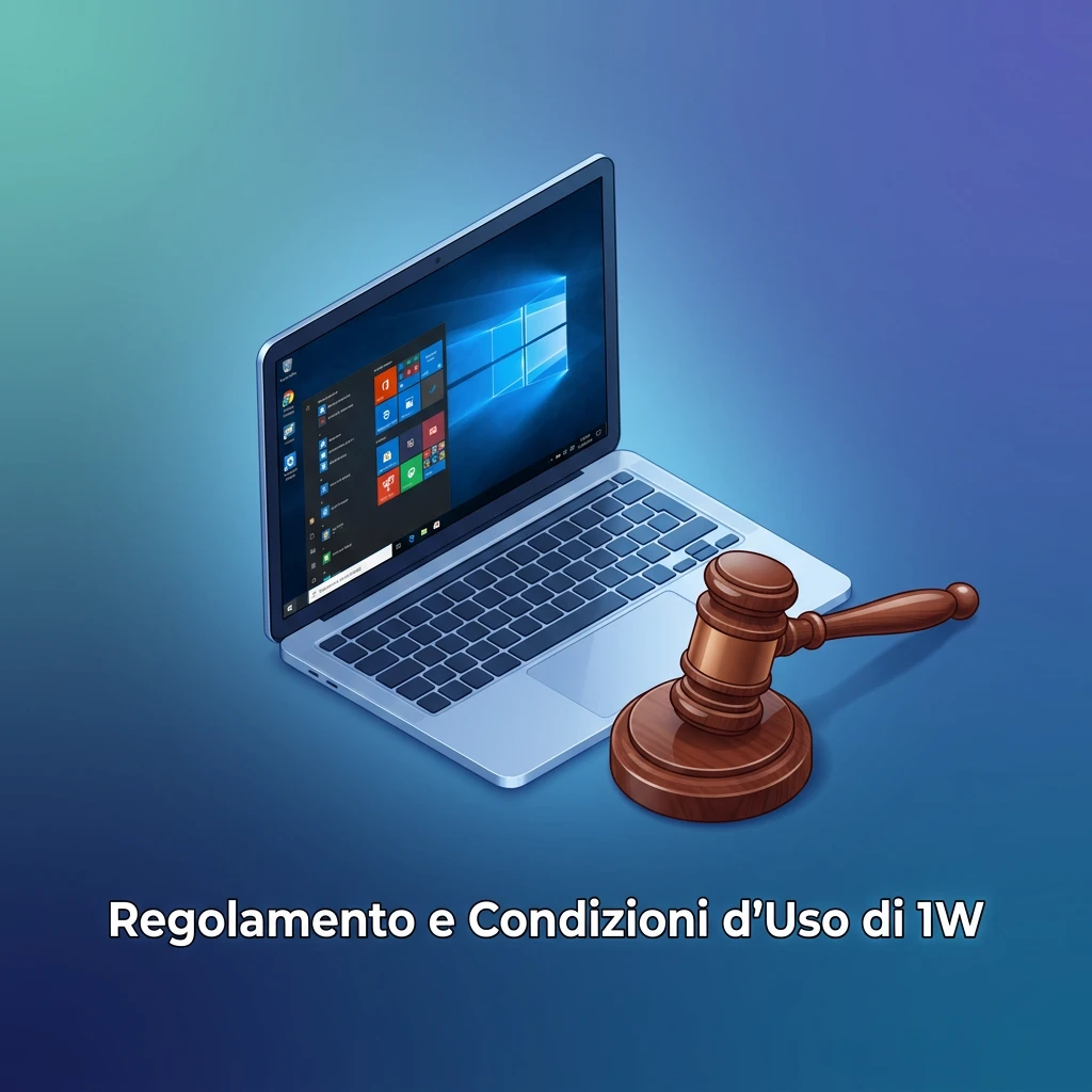 Regolamento e condizioni d'uso di 1W: termini su età, account, bonus e verifica identità per i prelievi