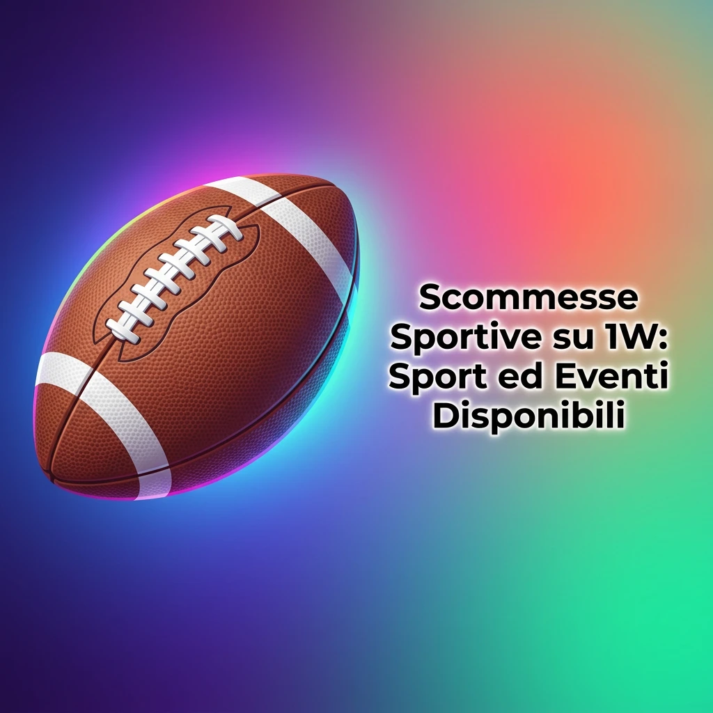 Scommesse sportive su 1W: calcio, tennis, basket, eSports e oltre 40 discipline con quote competitive