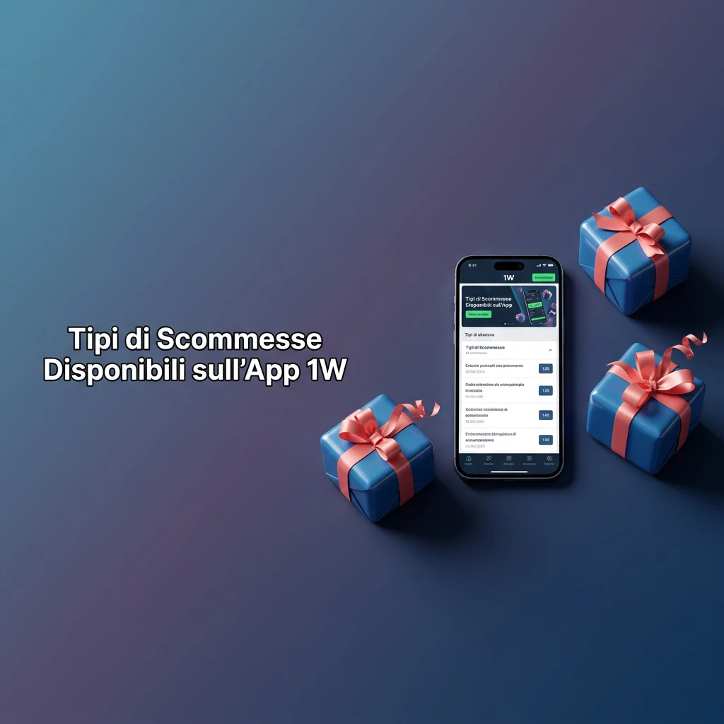 Tipi di scommesse app 1W: singola, multipla, tris, sistema e live in-play per massimizzare le vincite